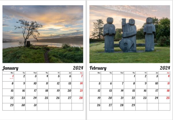 Wall calendar 2024 - A3